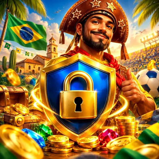 Cadeado digital representando a criptografia da plataforma de apostas A77